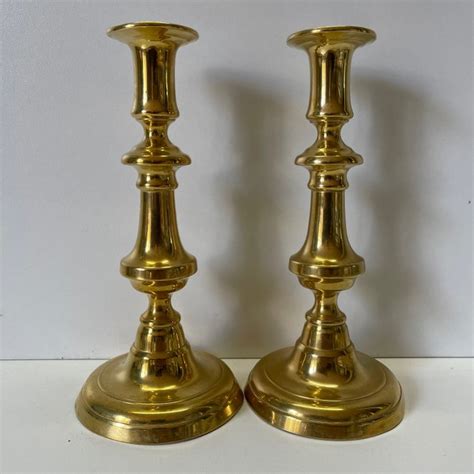 Candlestick 2 Victorian Brass First Half 20th Catawiki