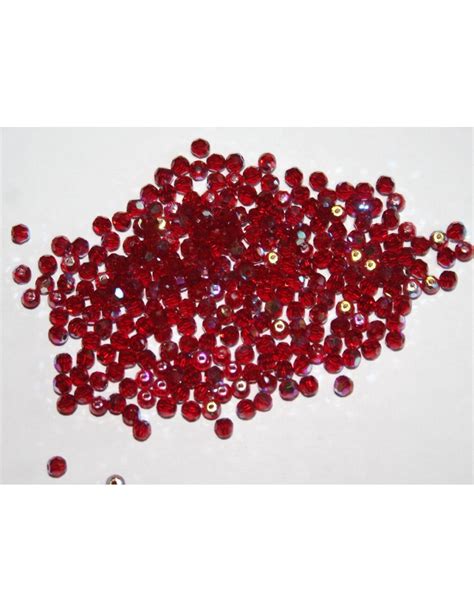 Round Swarovski Siam AB 3mm 5000 10pcs Perlinebijoux