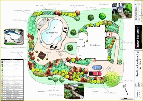 Free Online Landscape Design Templates Of Visio Landscape Template ...