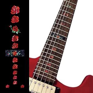 Amazon Inlay Sticker Fret Markers For Guitars Bass Roses