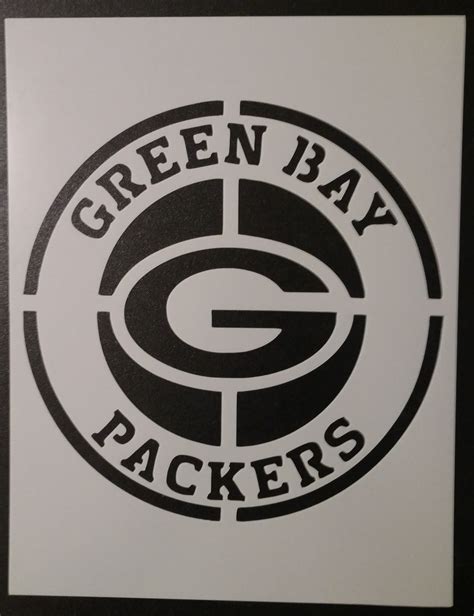 Round Green Bay Packers - Stencil – My Custom Stencils