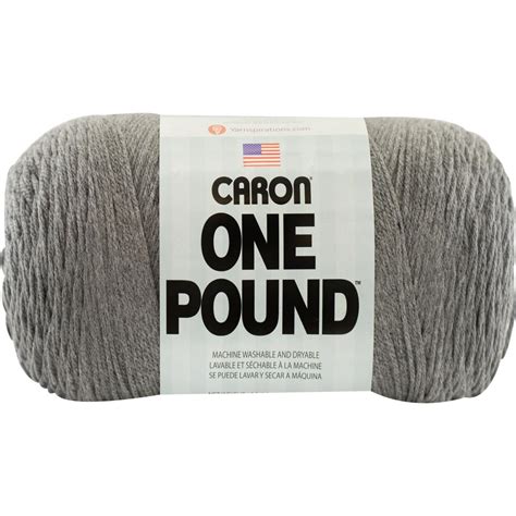 Caron One Pound Yarn Medium Grey Mix 20458172 Hsn