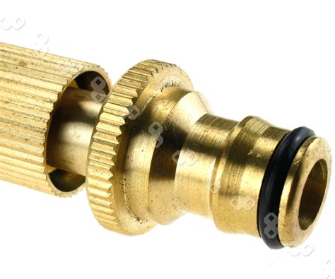 Solid Brass Adjustable Hose Spray Nozzle Quick Connect For Garden