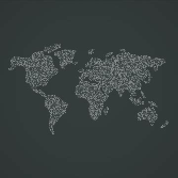 "Dotted World Map" Images – Browse 133 Stock Photos, Vectors, and Video ...