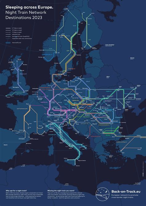 New Map Shows All The Sleeper And Night Train Routes Across Europe