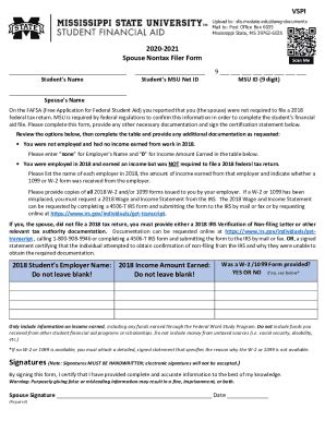 Fillable Online Coursehero Comfile Dependent Student Nontax