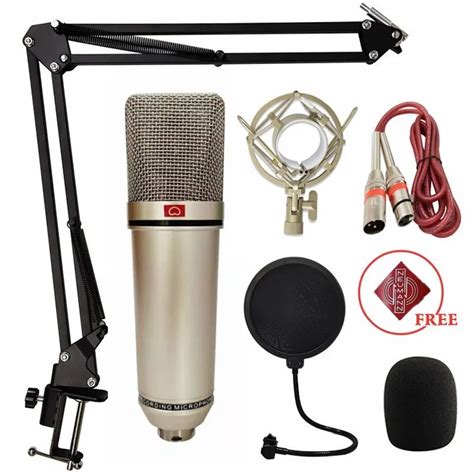 Professional U Condenser Large Diaphragm Condenser Microphone Kit