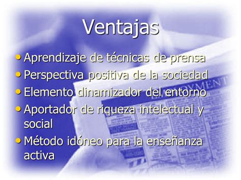 Ventajas Del Periodico Impreso Image To U