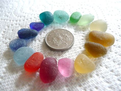 Tiny Rainbow Sea Glass By Jazomir On Etsy