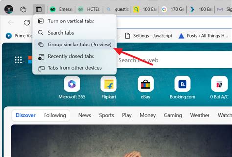Cómo Agrupar Automáticamente Pestañas Similares En Microsoft Edge