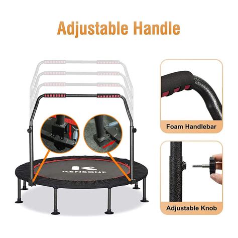 Adjustable Handle 48" Fitness Trampoline – Kensone