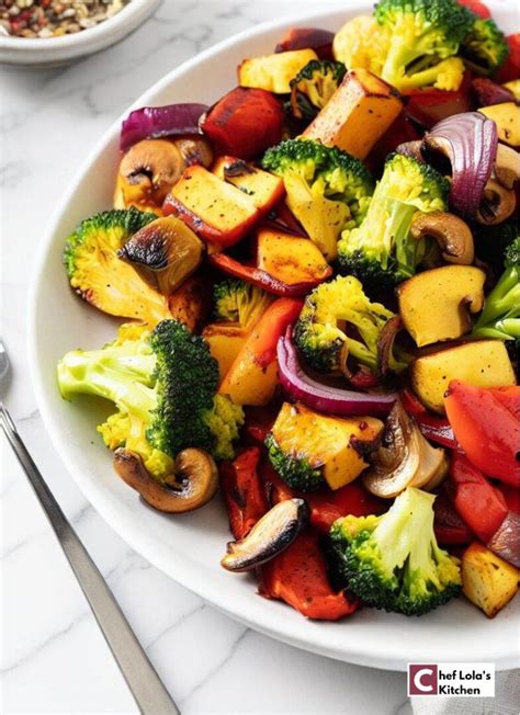 Healthy Roasted Vegetables - Chef Lola's Kitchen