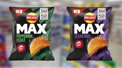 Walkers Max Launches Flavour Duo In Collaboration With Pizza Hut