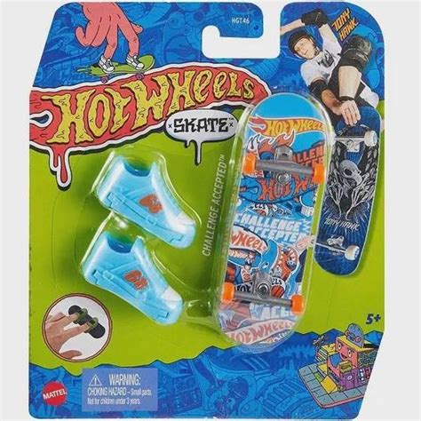 Hot Wheels Skate Dedo Tony Hawk Challenge Accepted HGT46 Mattel Skate De Dedo Magazine Luiza