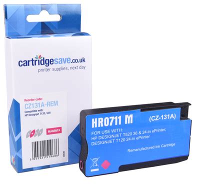 Compatible Hp Magenta Ink Cartridge Cz A