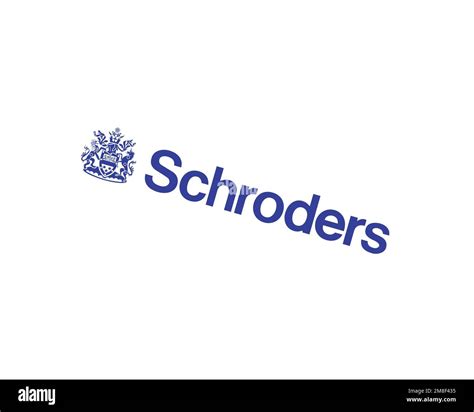 Schroders, rotated logo, white background B Stock Photo - Alamy