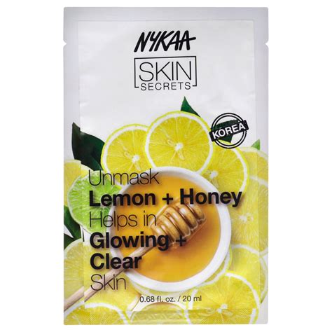 Skin Secrets Sheet Mask Lemon And Honey By Nykaa Naturals For Women