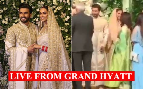 Deepika Padukone Ranveer Singh Mumbai Wedding Reception Actor Turns Dj