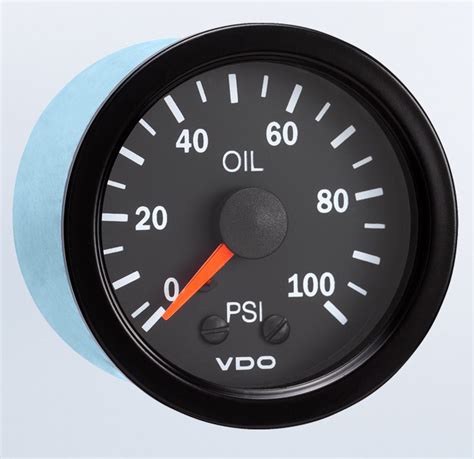 Pressure Gauges Vision Black Automotive Gauges Vdo Gauges Vdo