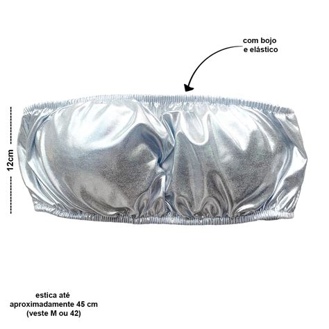 Conjunto Biquini Hot Pants Laminado Metalizado Coleção Carnaval