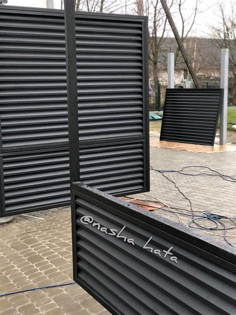 Ворота жалюзи и забор от компании НАША ХАТА Country House, Blinds ...