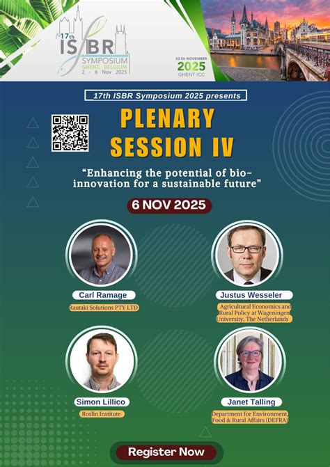 #isbr2025 #isbr2025 #symposium #sustainablebioinnovation #climatechange ...