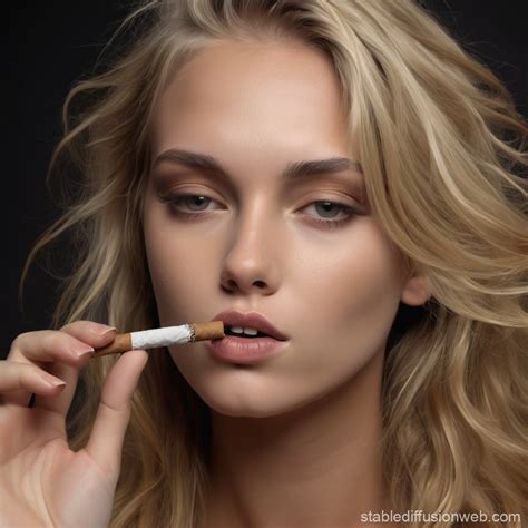 Smoking Hot Blonde Stable Diffusion Online