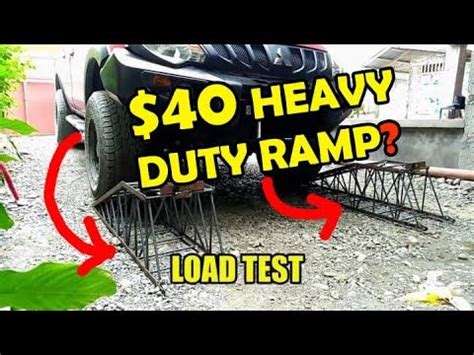 DIY Heavy Duty Car Ramp | Car ramps, Diy car ramps, Metal car ramps