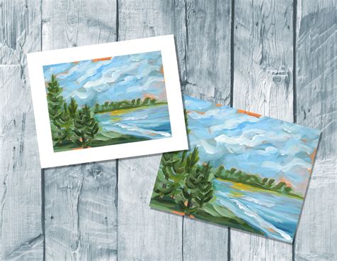 Rural Art Print Modern Art Print Painting Trees - Etsy