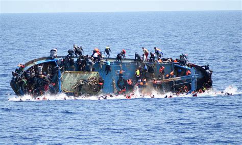 Italian Navy Captures Dramatic Moments Of Migrant Shipwreck Off Libya