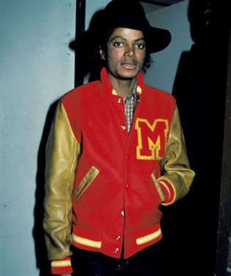 Michael Jackson M Logo Thriller Varsity Jacket