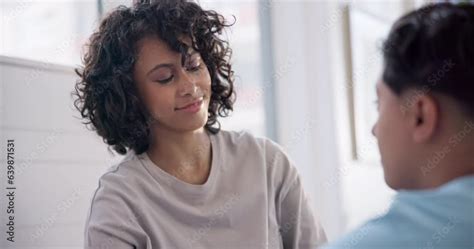 Vidéo Stock Lgbt lesbian couple and perfect hands on bed with smile for bonding agree and