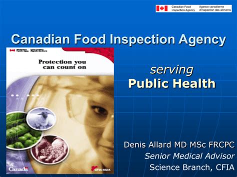 Canadian Food Inspection Agency Association Of Local Public