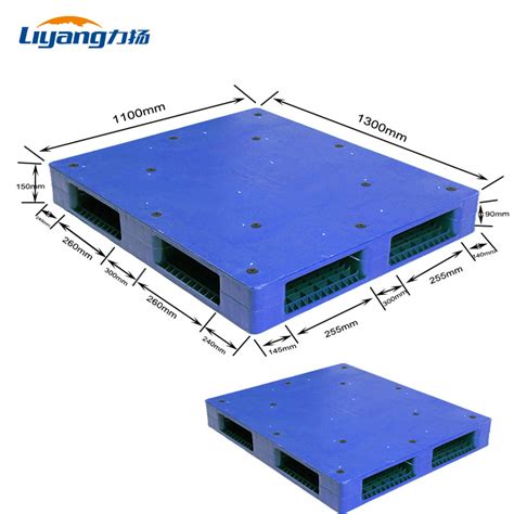 PP Heavy Duty Plastic Pallet 1300 X 1100 Double Faced HDPE Pallets