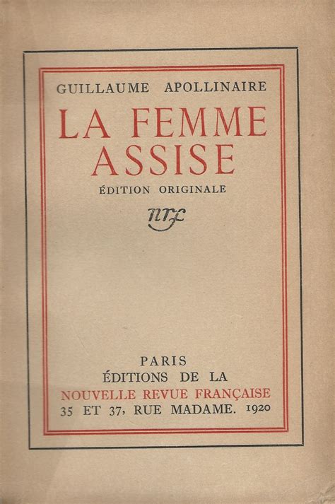 La Femme Assise Apollinaire Guillaume Barnebys