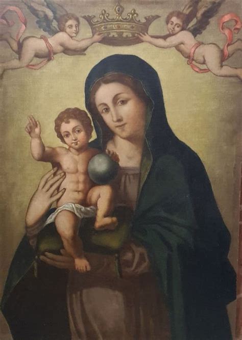 Scuola Toscana Xvii Maria Incoronata Con Bambino E Catawiki