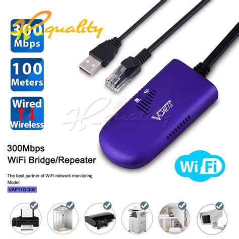 Vonets Vap11g Bridge Cable Convert Ethernet Port To Wirelesswifi