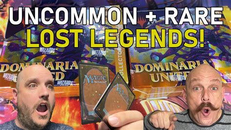 Two Lost Legends Opening Dominaria United Collector Boxes Youtube