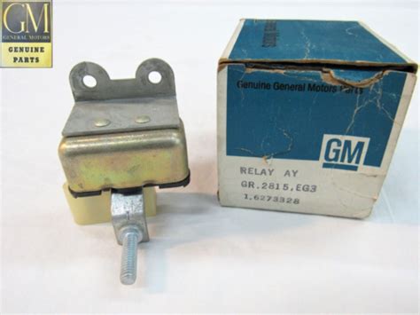 NOS 1972 73 Chevy Vette Camaro Z28 SS ELCO Monte Chevelle Horn Relay GM