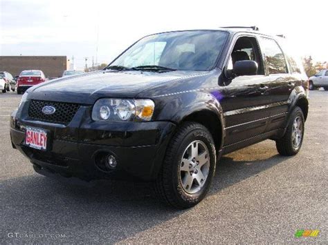 2005 Black Ford Escape Limited 4wd 21064124 Car Color