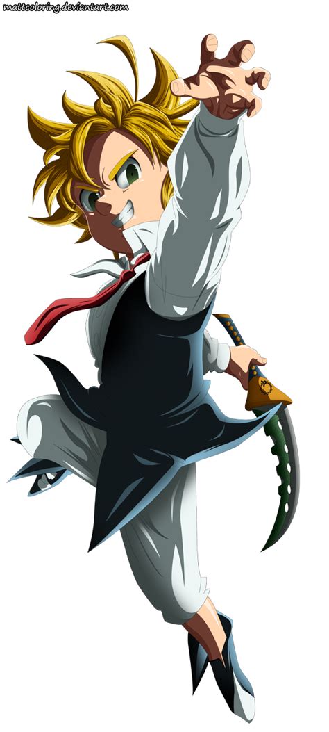 Nanatsu No Taizai Meliodas Render By Mattcoloring On Deviantart