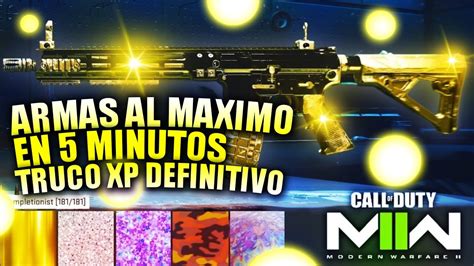 Nuevo Truco Armas Nivel Maximo En Minutos Call Of Duty Modern