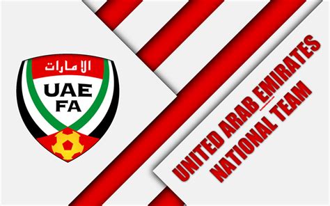 Download Wallpapers United Arab Emirates Football National Team 4k