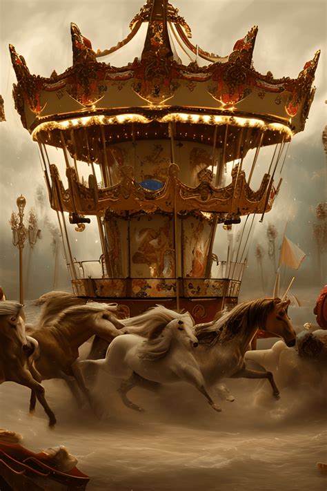 Digital Painting Carousel · Creative Fabrica