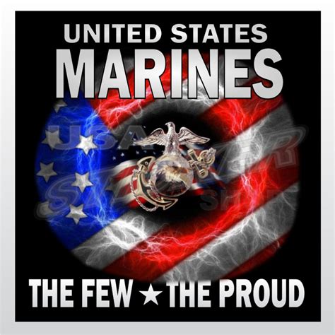 Wall Décor Wall Decals And Murals Marines The Few The Proud Vinyl Wall