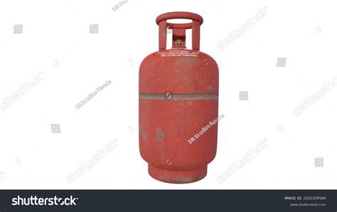 Indian Gas Cylinder White Background Rusty Shutterstock