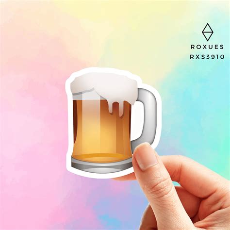 Beer Emoji Sticker Emoji Faces Cool Stickers Whatsapp Etsy