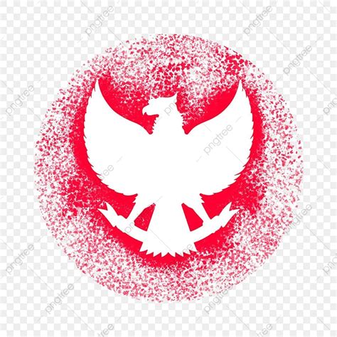 Garuda Silhouette With Splash Garuda Pancasila Transparant