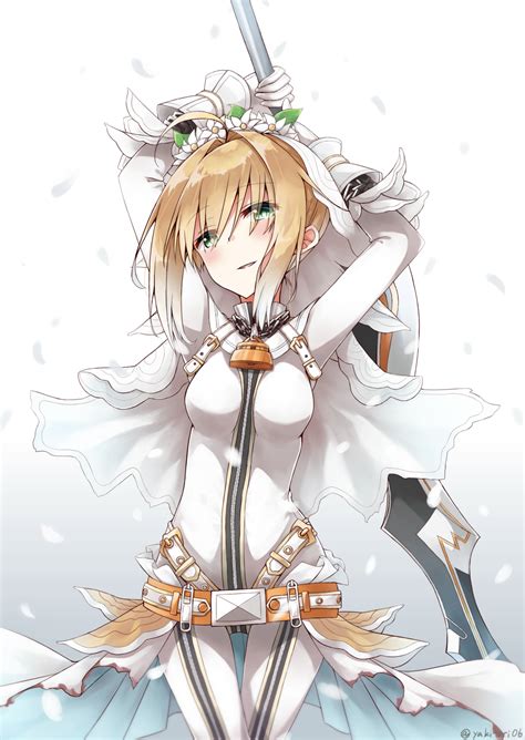 Saber Bride Saber Fateextra Mobile Wallpaper By Yakitori06