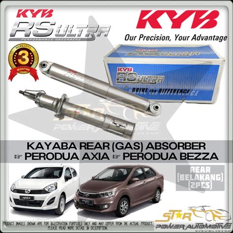 Kayaba Kyb Rs Ultra Heavy Duty High Performance Perodua Axia Perodua